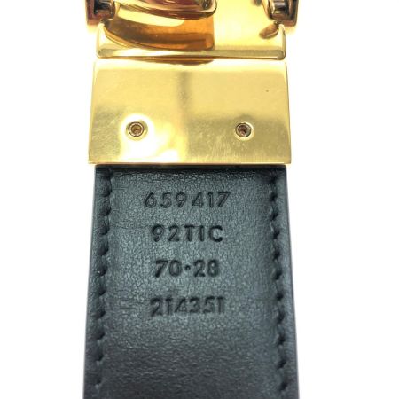  GUCCI グッチ レディース リバーシブルベルト GGスプリーム キャンバス 67-73cm ベージュ＆エボニー