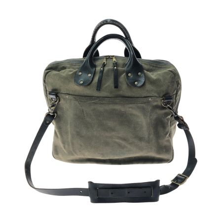  WINTER SESSION ウィンターセッション メンズ 2WAYバッグ ショルダーバッグ ブリーフバッグ 帆布 オリーブ