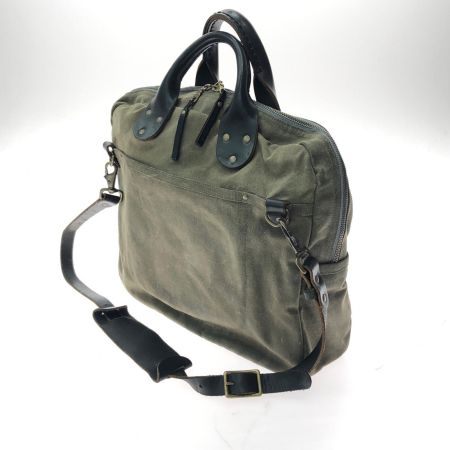  WINTER SESSION ウィンターセッション メンズ 2WAYバッグ ショルダーバッグ ブリーフバッグ 帆布 オリーブ