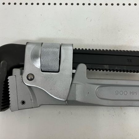  HIT ヒット商事 アルミ鍛造製パイプレンチ 900mm 最大口開き 150mm 100A  ライトグレー