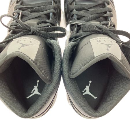  NIKE ナイキ メンズ スニーカー エアジョーダン 1 ミッド ブラック オフノワール サミットホワイト 29cm DQ8426-010