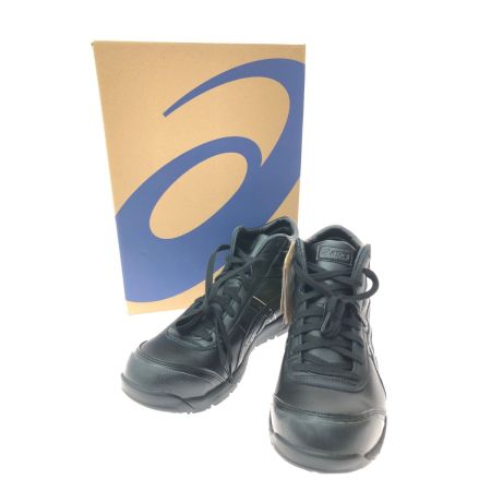  asics アシックス 安全靴 スニーカータイプ ハイカット JSAA規格A種 26.5cm  CP701 ブラック