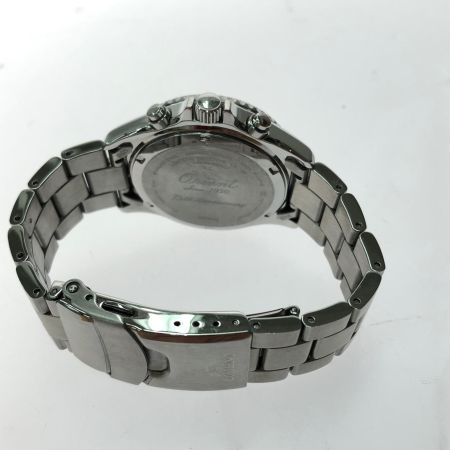  ORIENT オリエント メンズ腕時計 ソーラー充電 75周年記念モデル 750本限定 クロノグラフ RN-TX0210L スカイブルー