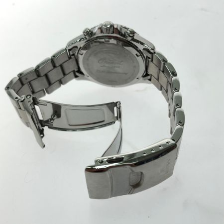  ORIENT オリエント メンズ腕時計 ソーラー充電 75周年記念モデル 750本限定 クロノグラフ RN-TX0210L スカイブルー