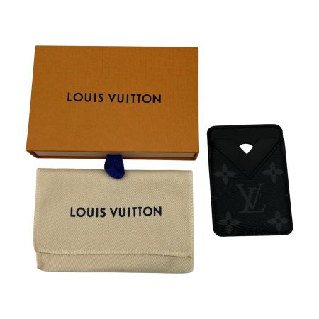  LOUIS VUITTON ルイヴィトン カードケース モノグラム ポルト カルト・マグネット M12602 ブラック