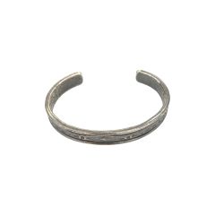  Mt.hill ユニセックス ダイヤモンドパターン シルバーバングル SV925 33.3g Bランク