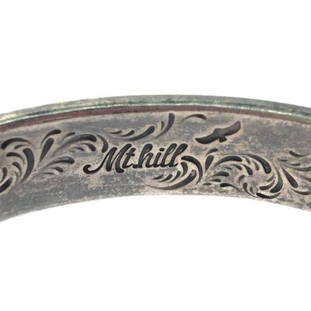  Mt.hill ユニセックス チップインレイ サンダーボルトスリーピングビューティーターコイズバングル 38.2g