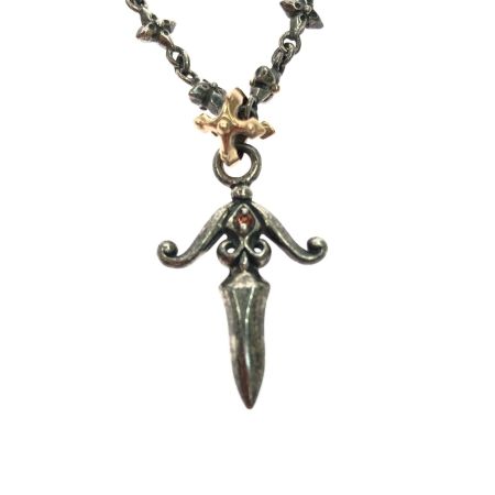  MATELITA Britannia ユニセックス シルバーアクセサリー SV925 剣 ソード レッドストーン 17.9g