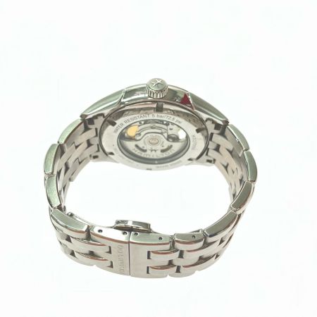  HAMILTON ハミルトン メンズ腕時計 自動巻き ジャズマスター ビューマチック オープンハート 裏スケルトン H327050 ブラック