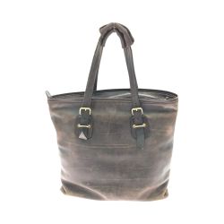 ▼▼ Salvatore Ferragamo サルヴァトーレフェラガモ トートバッグ オールレザー ショルダートート EO-24 8834 ブラウン Bランク