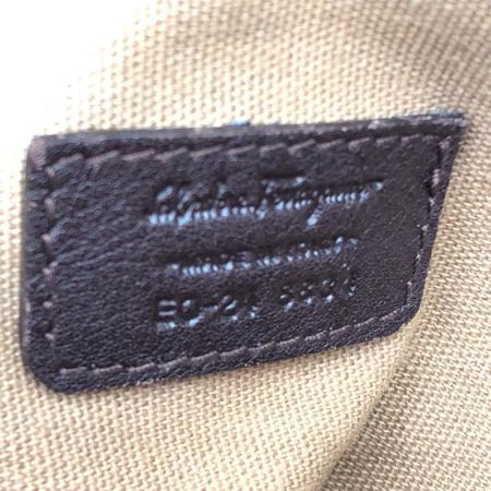  Salvatore Ferragamo サルヴァトーレフェラガモ トートバッグ オールレザー ショルダートート EO-24 8834 ブラウン