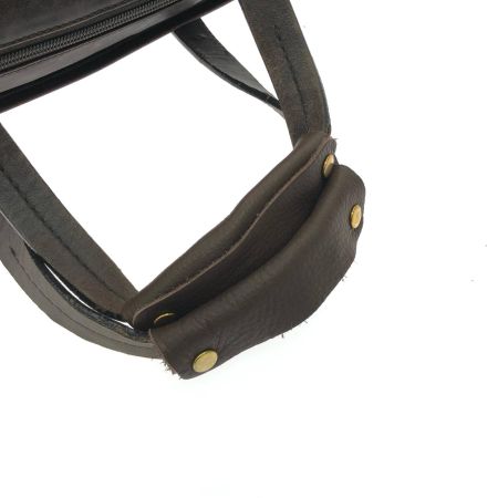  Salvatore Ferragamo サルヴァトーレフェラガモ トートバッグ オールレザー ショルダートート EO-24 8834 ブラウン