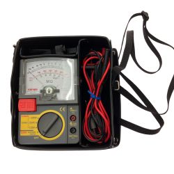 ▼▼ SANWA 電気設備点検 家電製品点検 電工保守 機器保守 絶縁抵抗計 テスター PDM5219S Aランク