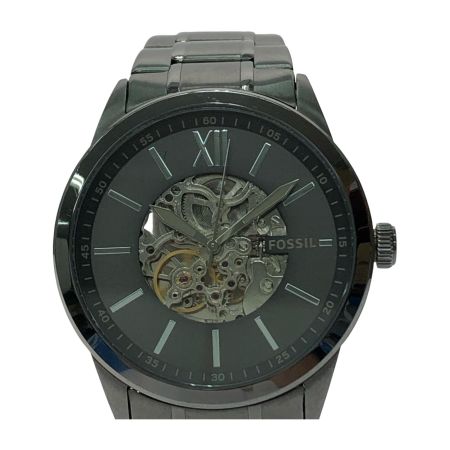  FOSSIL フォッシル メンズ腕時計 自動巻き/手動巻き スケルトン  FLYNN BQ2384 グレー