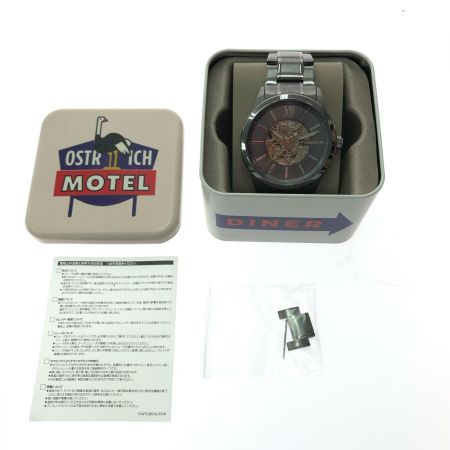  FOSSIL フォッシル メンズ腕時計 自動巻き/手動巻き スケルトン  FLYNN BQ2384 グレー