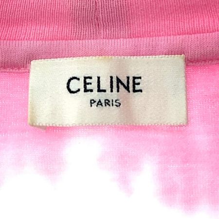  CELINE セリーヌ スタッズロゴプリントルーズ Tシャツ マルチカラー SIZE XS
