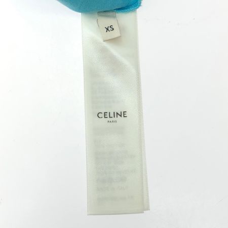  CELINE セリーヌ スタッズロゴプリントルーズ Tシャツ マルチカラー SIZE XS