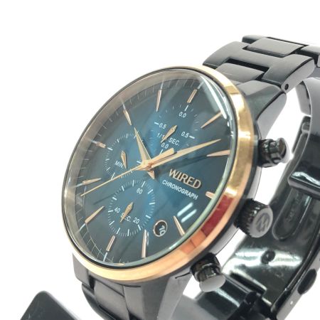 ALBA アルバ メンズ クオーツ 限定1100本 クロノグラフ ワイアード TOKYO SORA BLUE ENCOUNTコラボ VD57-KMD0