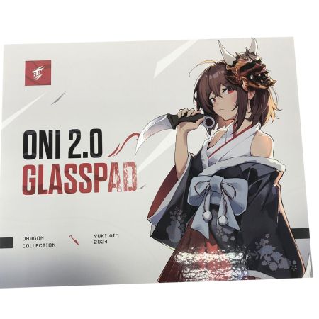  BENQ ベンキュー ガラスマウスパッド Yuki Aim Glass Mousepad Oni 2.0 Collection Large