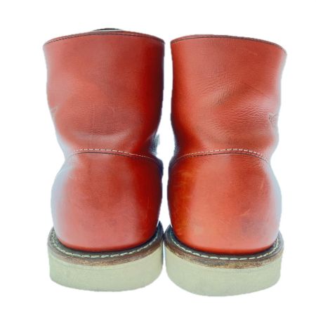  RED WING レッドウィング メンズブーツ ワークブーツ プレーントゥ 25.5cm ブラウン