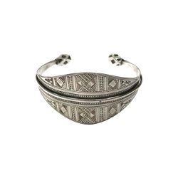 ▼▼ TUAREG JEWELRY トゥアレグジュエリー ユニセックス バングル シルバー925 手彫り 30.3g Bランク