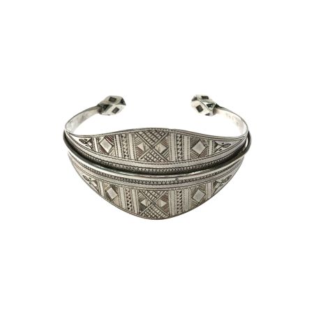  TUAREG JEWELRY トゥアレグジュエリー ユニセックス バングル シルバー925 手彫り 30.3g