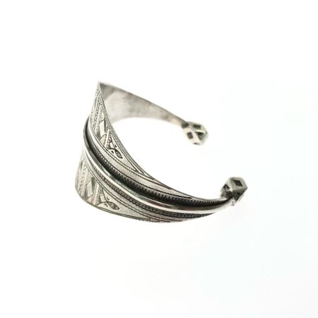  TUAREG JEWELRY トゥアレグジュエリー ユニセックス バングル シルバー925 手彫り 30.3g