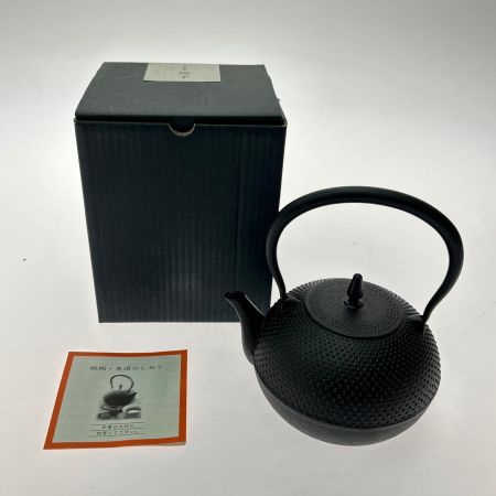  南部鉄器 南部鉄器 梔子 あられ文様 小 1.2Ⅼ IH対応