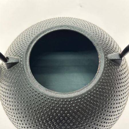  南部鉄器 南部鉄器 梔子 あられ文様 大 1.6Ⅼ IH対応