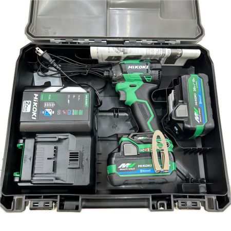 HiKOKI ハイコーキ インパクトドライバ コードレス式 36v 充電器・充電池2個・ケース付 WH36DD 2XHLSZ グリーン
