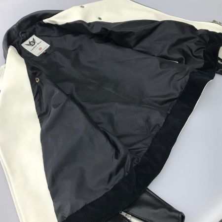  666 ウエストベルト付き ライダースジャケット レザージャケット SAIZE S ブラック