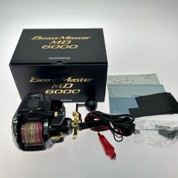 ▼▼ SHIMANO シマノ 電動リール 22ビーストマスターMD6000 043269 箱、ハーネス付 Aランク