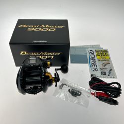 ▼▼ SHIMANO シマノ 電動リール 22ビーストマスター 9000 045102 箱、ハーネス付 Aランク