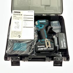 ▼▼ MAKITA マキタ インパクトドライバ コードレス式 18v 充電器・充電池2個・ケース付 TD173 ブルー Sランク