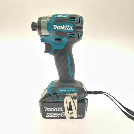 MAKITA マキタ インパクトドライバ コードレス式 18v 充電器・充電池2個・ケース付 TD173 ブルー