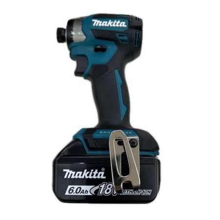 MAKITA マキタ インパクトドライバ コードレス式 18v 充電器・充電池2個・ケース付 TD173 ブルー