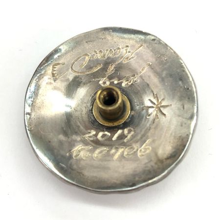  Big Hand ビッグハンド インディアンジュエリー シルバー925 ネジ式 ターコイズコンチョ 18.0g ギャラ付