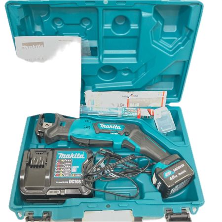  MAKITA マキタ コードレス式 10.8V 充電式レシプロソー 充電器・充電池1個・ケース付 PSEマーク有 JR104DSH ブルー