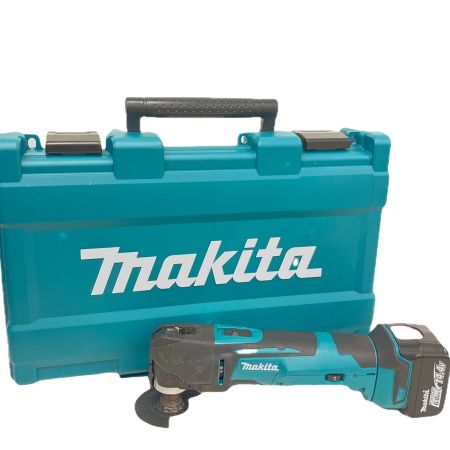  MAKITA マキタ 電動工具 コードレス式 14.4V 充電式マルチツール 充電器・充電池2個・ケース付 PSEマーク有 TM41DRG ブルー