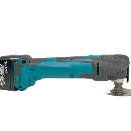  MAKITA マキタ 電動工具 コードレス式 14.4V 充電式マルチツール 充電器・充電池2個・ケース付 PSEマーク有 TM41DRG ブルー