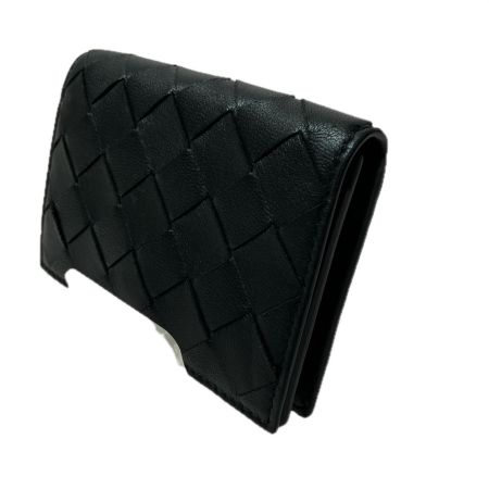  BOTTEGA VENETA ボッテガヴェネタ メンズ 名刺入れ イントレチャート カーフスキン ブラック