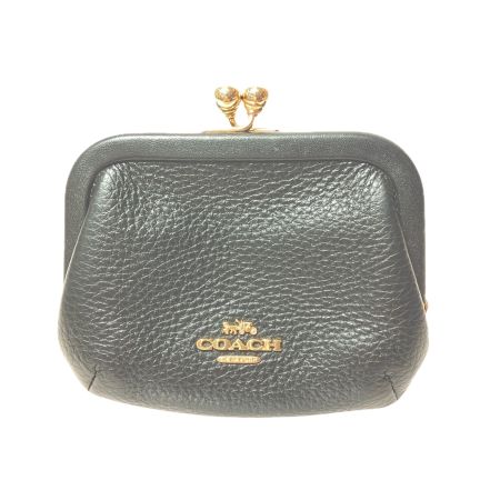  COACH コーチ レディース がま口財布 コインケース 小銭入れ C7517 ブラック