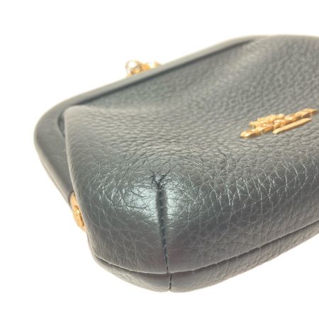  COACH コーチ レディース がま口財布 コインケース 小銭入れ C7517 ブラック