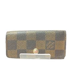 LOUIS VUITTON ルイヴィトン ユニセックス 4連キーケース ダミエ ミュルティクレ4 N62631 ブラウン Bランク