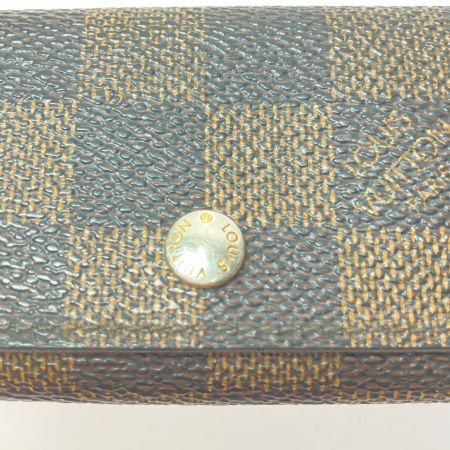  LOUIS VUITTON ルイヴィトン ユニセックス 4連キーケース ダミエ ミュルティクレ4 N62631 ブラウン
