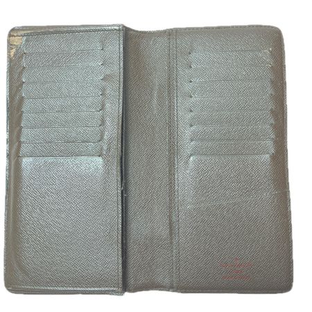  LOUIS VUITTON ルイヴィトン メンズ 二つ折り長財布 ダミエ ポルトフォイユ ロン 小銭れ無 N62228