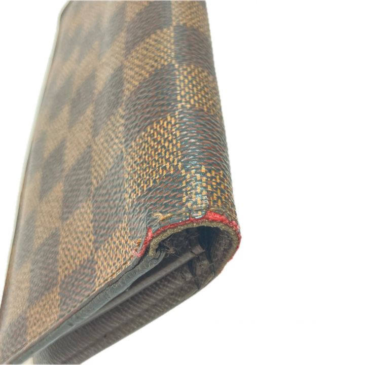 LOUIS VUITTON ルイヴィトン メンズ 二つ折り長財布 ダミエ 