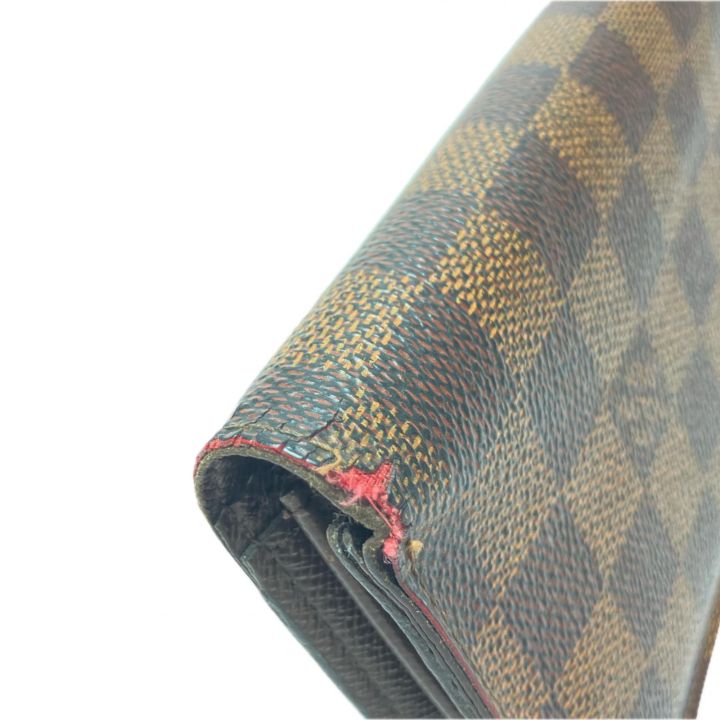 LOUIS VUITTON ルイヴィトン メンズ 二つ折り長財布 ダミエ