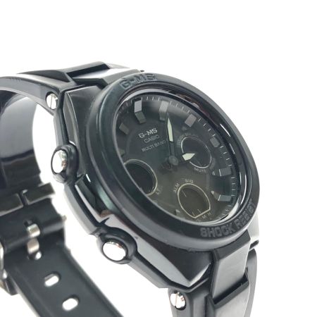  CASIO カシオ メンズ腕時計 デジアナウォッチ 電波ソーラー Baby-G G-MS ジーミズ MSG-W100G ブラック
