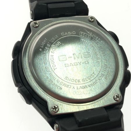  CASIO カシオ メンズ腕時計 デジアナウォッチ 電波ソーラー Baby-G G-MS ジーミズ MSG-W100G ブラック